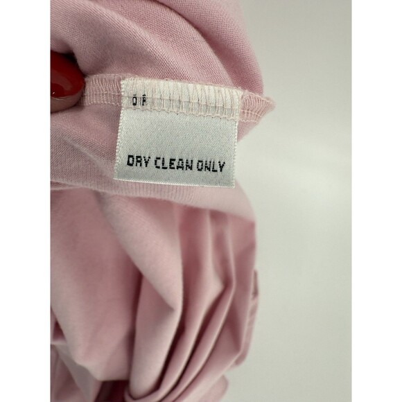 ST John Sport Essentials Marie Gray Easy Wear Pink Tee Size Small USA Made - Picture 10 of 10